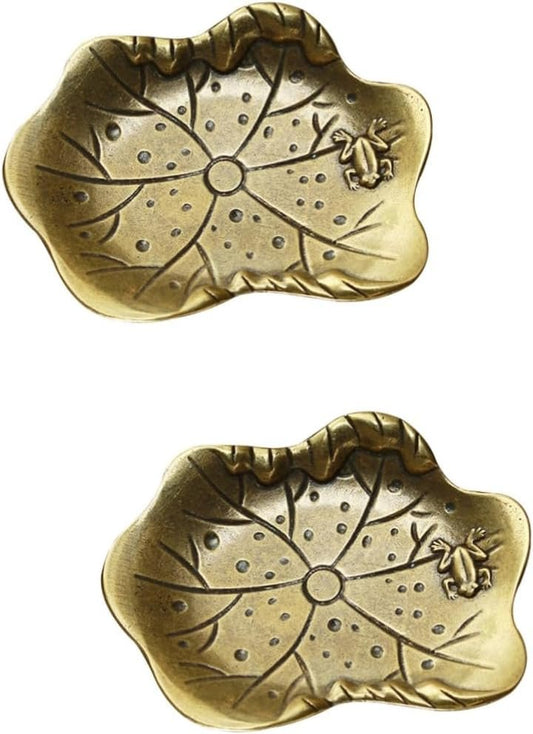 BESPORTBLE 2 Pezzi Vassoio Decorativo Foglia per Casa e Ufficio per Collane e Accessori Oggettistica Chic
