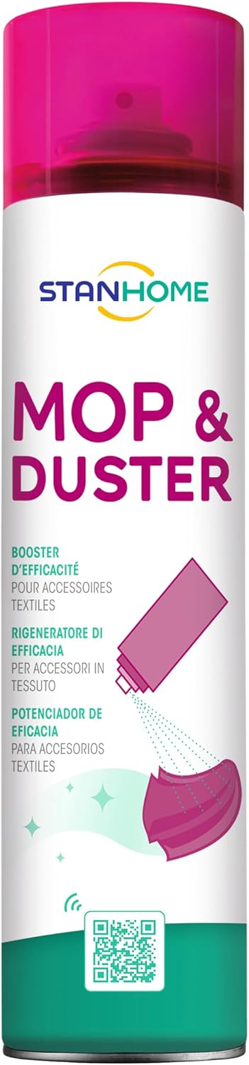 STANHOME | Effective Regenerator for MOP & Duster Cloths, Anti-Dust and Anti-Static Fluid, 400 ml