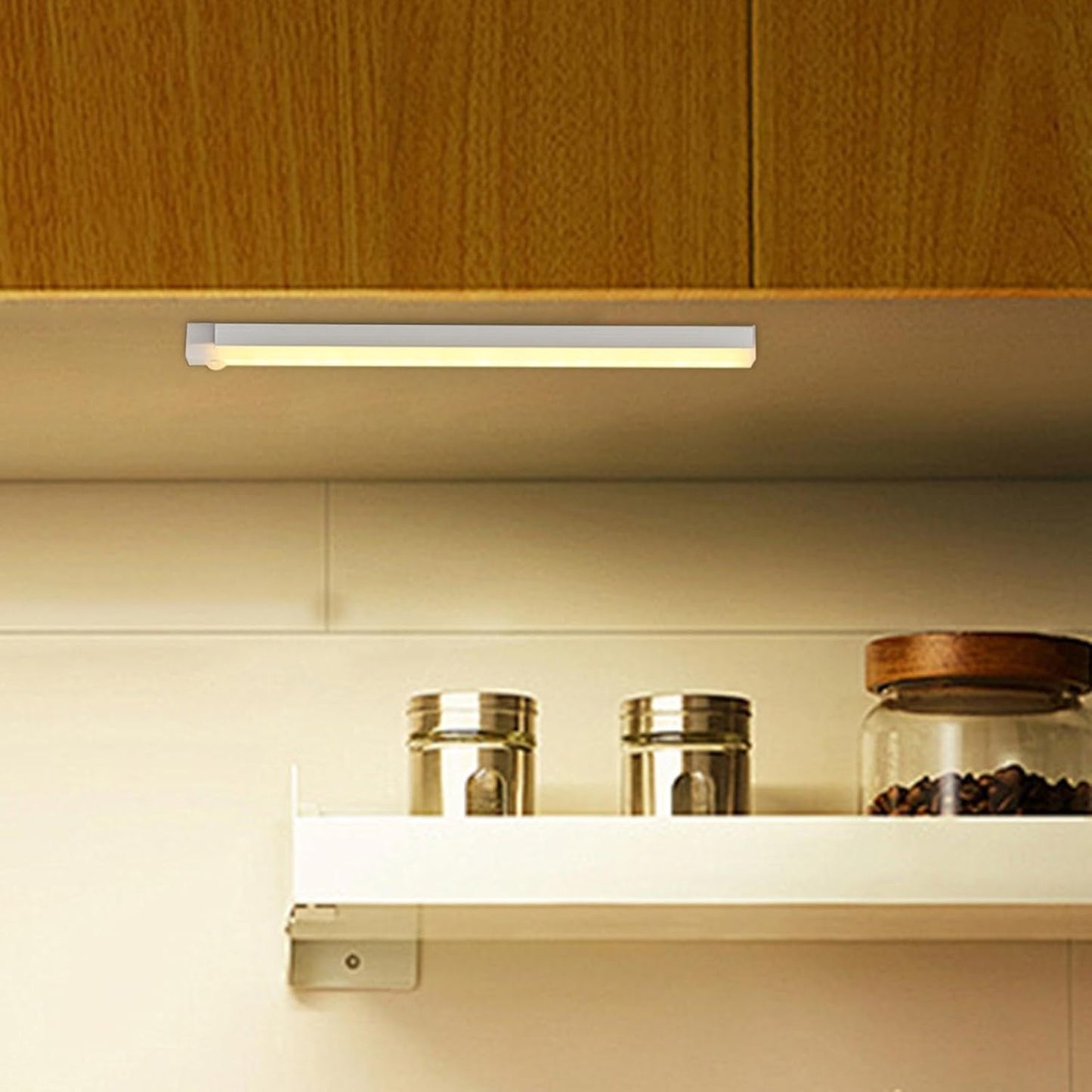 Nuyhgtr LED Motion Sensor Light, Motion Sensor Cabinet Lighting, Wireless Indoor Lights, Stick-On Lights, Kitchen Under Cabinet Lighting, Motion Sensor Smart Light, Wireless LED Lighting