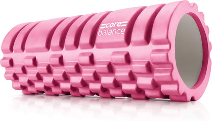 Core Balance Foam Roller - Foam Roller for Deep Muscle Tissue Massage, Trigger Point Massager, Muscle Self-Massage. Ideal for Physiotherapy Gym Yoga Pilates