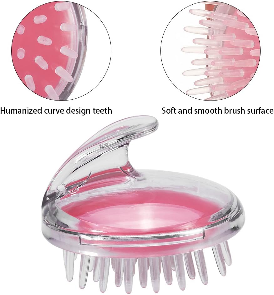 Scalp Massager, Hair Massager, Hair Care Shampoo Scalp Massager Shower Hair Brush Wash Massage Comb Beauty Tool()