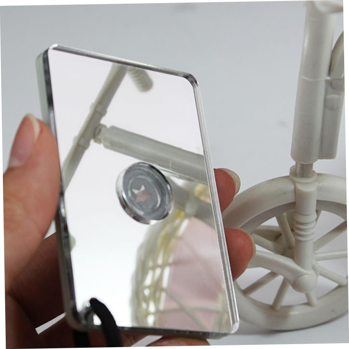 Parliky Reflective Mirror Multi-Function Mirror Small Mirror Accessory Reflector Mirror Outdoor Accessories