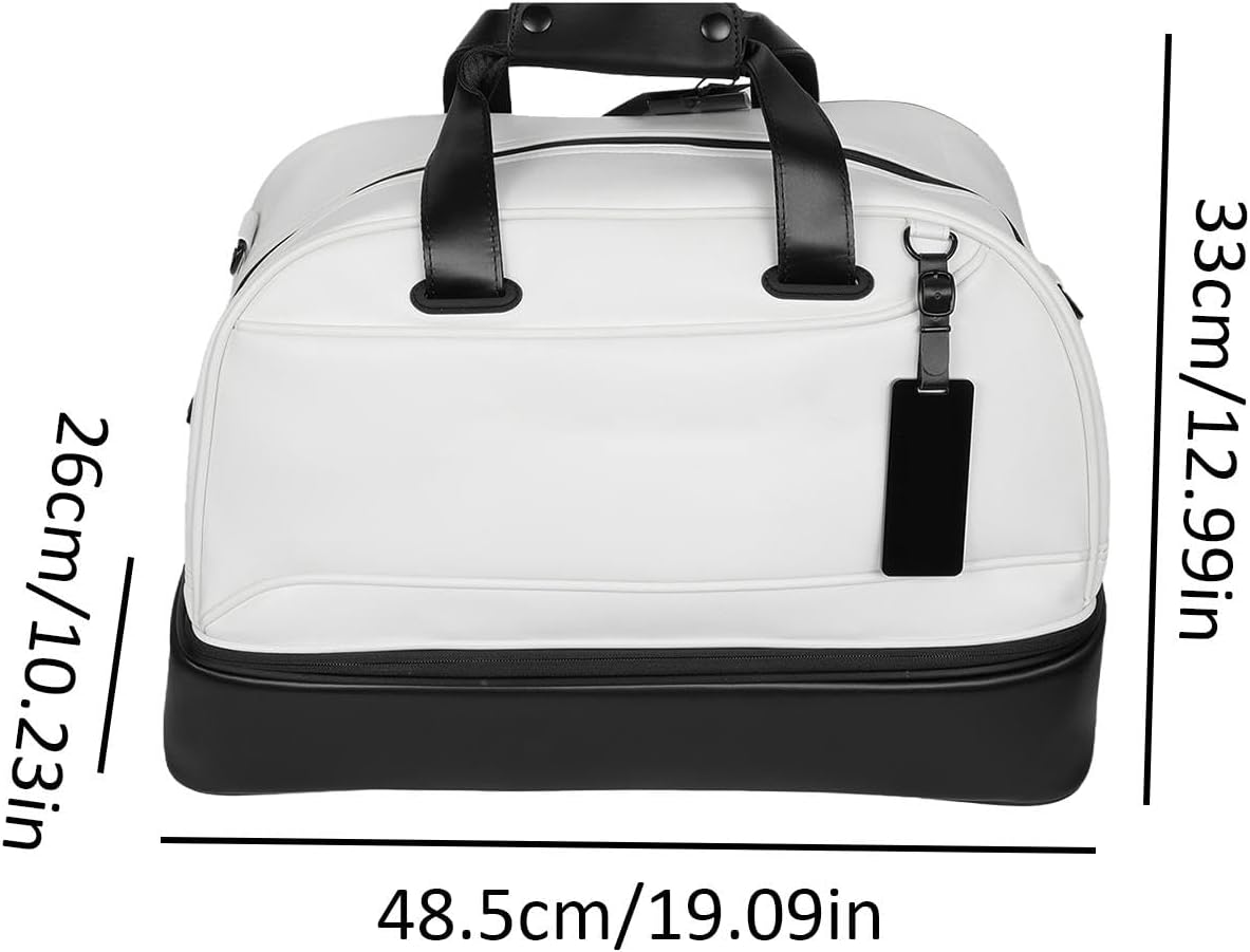Sports Gym Bag | Waterproof Sports Duffel Bags | Mens Sports Gym Bag | Large Capacity Sports Clothes Bag with Multiple Compartments, Ideal for Gym, Workout and Athletic Gear, white, Please refer to