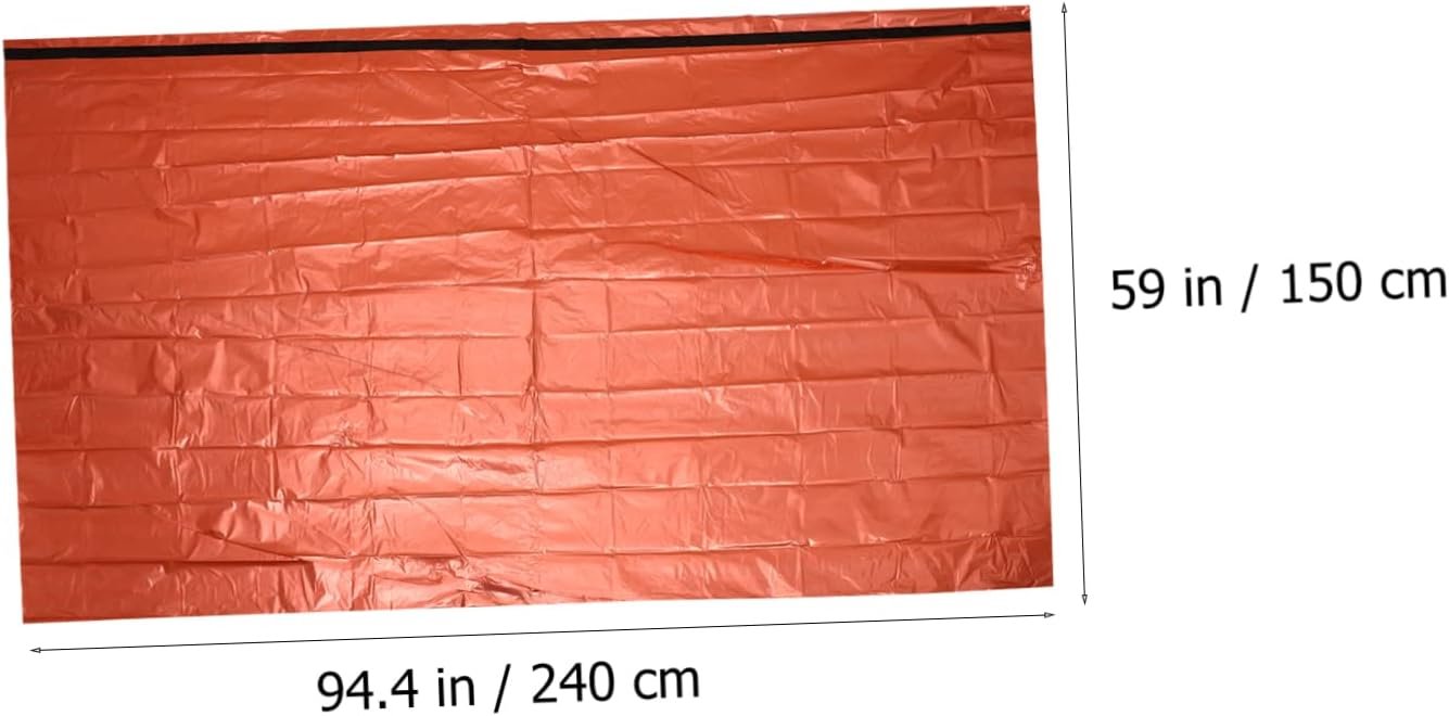 NOLITOY Emergency Sleeping Sack with Thermal Blanket Tent Windproof Survival for Camping Hiking Outdoor Activities Lightweight Portable Emergency Gear