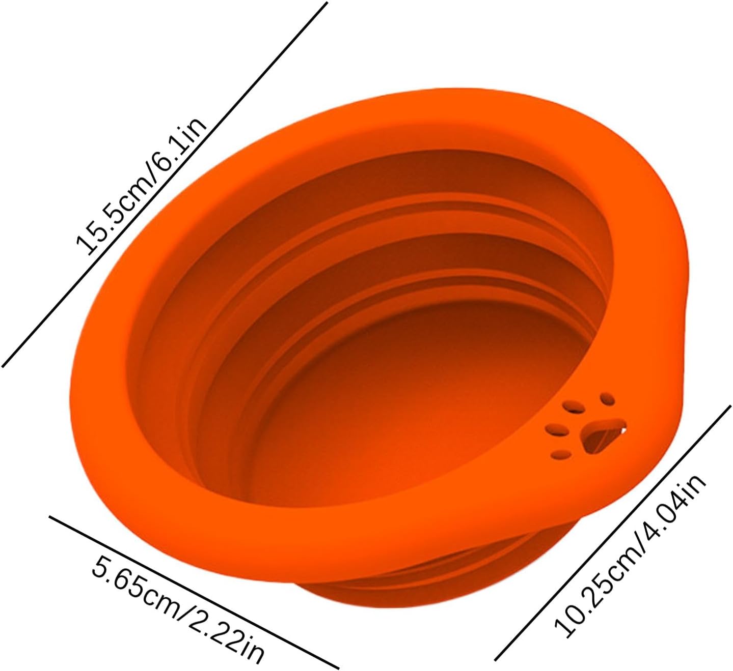 SVCEQZE Dog Travel Bowl | Pet Folding Bowl - Expandable Feeding Cup, 300ml Portable Pet Watering Dish for Walking Traveling Outdoors