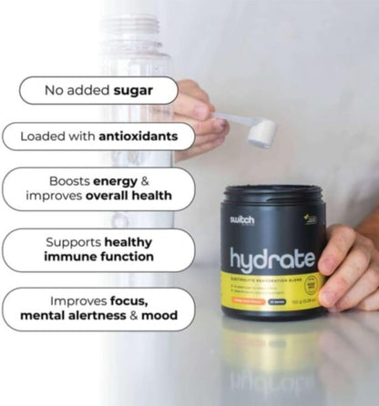 Switch Nutrition Hydrate 25 Serves Mango Passionfruit