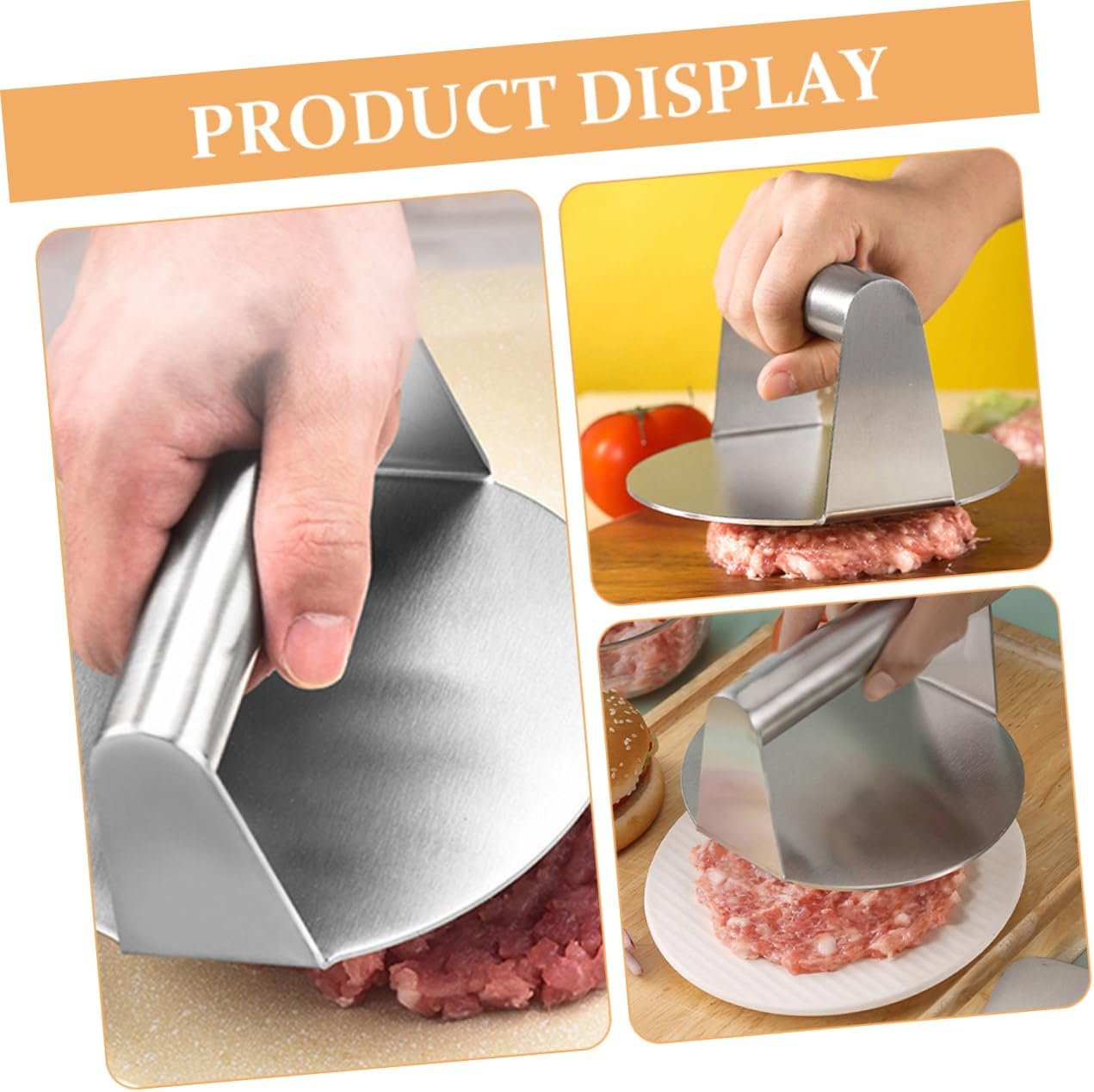 BESPORTBLE pressa per Carne pressa per bistecche Distruggere la pressa per Hamburger Kitchen Gadgets Hamburger attrezzo Bacon Utensili Strumento da Cucina Fornitura Cucina Pasticcio di Carne