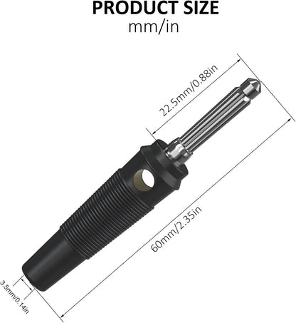 DIYhz 10Pcs 32A High Current Screw Type 4mm Banana Plugs Male Stackable Connector Speaker Cable Adapter for Speaker (5 Red+5 Black)