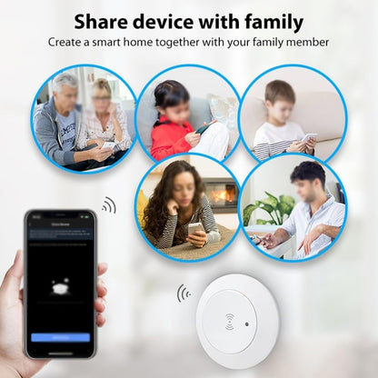 Smart Lighting Automation - Sensore di presenza umana da 24 GHz per uso domestico (versione con ventosa)