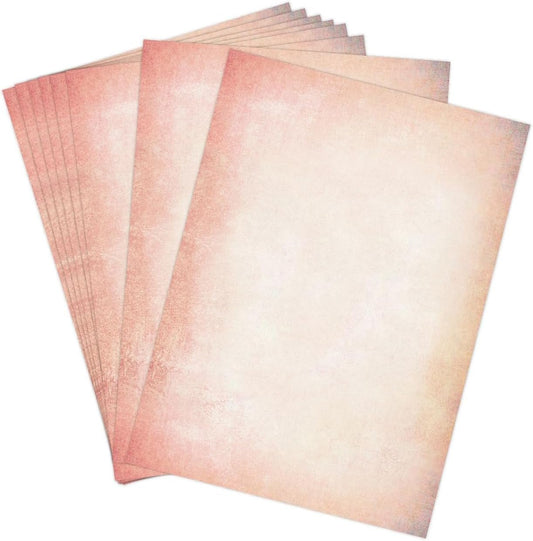 120 Pcs Vintage Stationery Paper,Antique Design Printing/Writing Papers 8.4 x 11.6 Inch,A4 Vintage Double Side Printing Papers,Letter Writting Paper,Letterhead for Resume,Diploma,Certificates