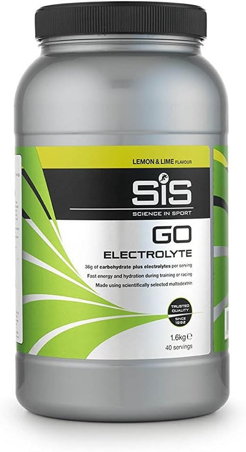 Science in Sport GO Electrolyte Energy Drink Powder, Lemon and Lime, 1.6 kg