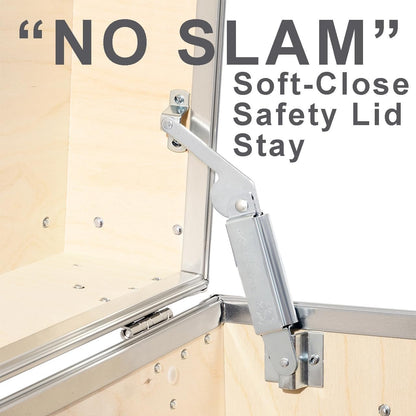 Rhino Trunk & Case Large Leather Embossed Vinyl Trunk, Summer Camp, College, Storage 32"x18"x14" (Purple)