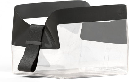 Cadence Parcel - Clear Dopp Kit with Magnetic Closure - Durable and Leak-Resistant Travel Toiletry Kit - TSA-Compliant & Modular Design - Small Hygiene Bag for Travel Essentials - 1 Qt, Ink, Travel
