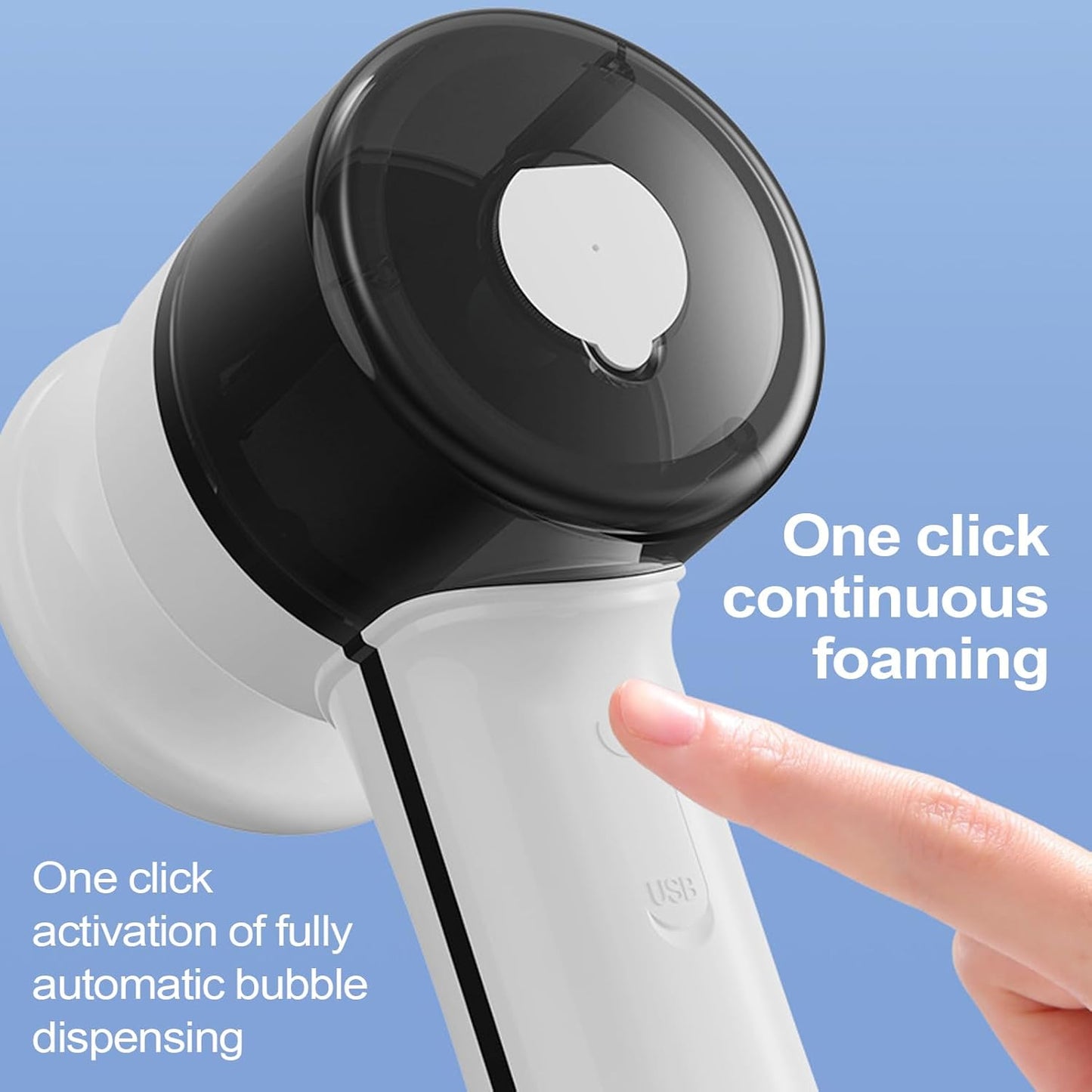 Dog Bath Brush, Foaming Massage Comb, Fast Charging, Compact Design Automatic Washable for Shower or Bathtub Use, Dog Grooming and Bathing, 7.09x3.54x2.76 Inches