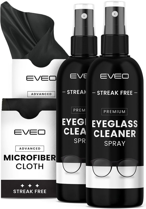 Eyeglass Cleaner Spray - Glasses Cleaner with Lens Cleaner for Eyeglasses | Eye Glass Cleaner, Glasses Cleaning kit