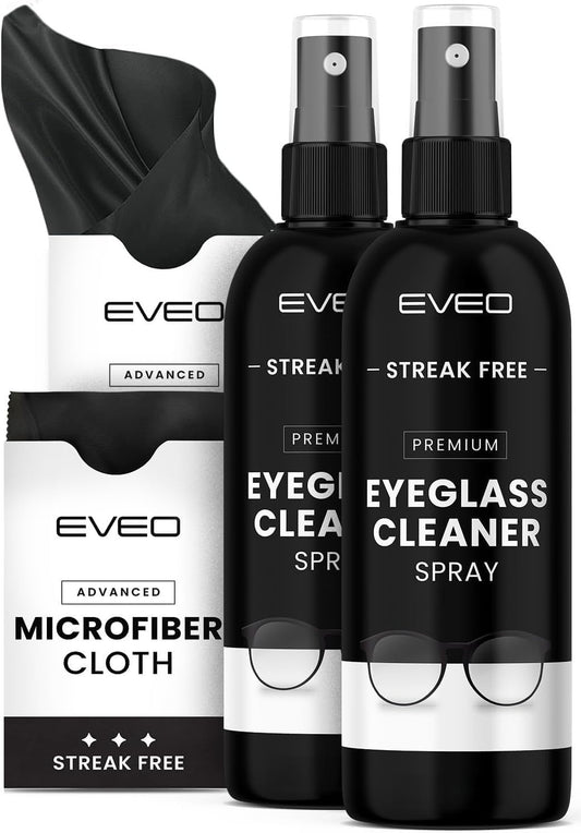 Eyeglass Cleaner Spray - Glasses Cleaner with Lens Cleaner for Eyeglasses | Eye Glass Cleaner, Glasses Cleaning kit