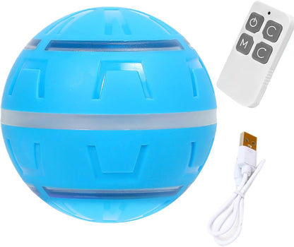 Nuyhgtr Interactive Dog Ball, Shake Pet Ball Dog Toy, USB Rechargeable with LED Lights, Vibrating Indoor Games, Active Rolling for Small, Medium, Large Breed Dogs, Fun and Engaging Play