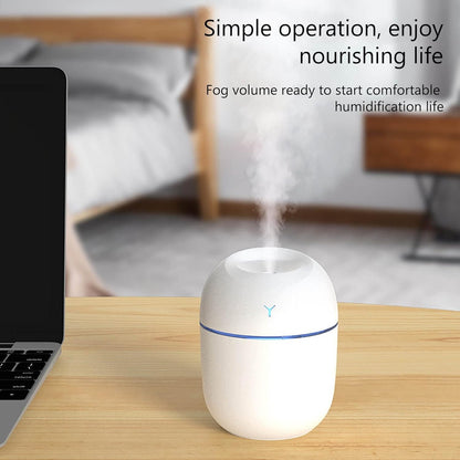 Humidifiers for Bedroom Baby,250ml Easy To Fill & Clean,Quiet Ultrasonic Mini Humidifier with 2 Mist Modes and Color Nightlight,Auto Shut-Off Travel Humidifier for Indoor Plants Nursery Home