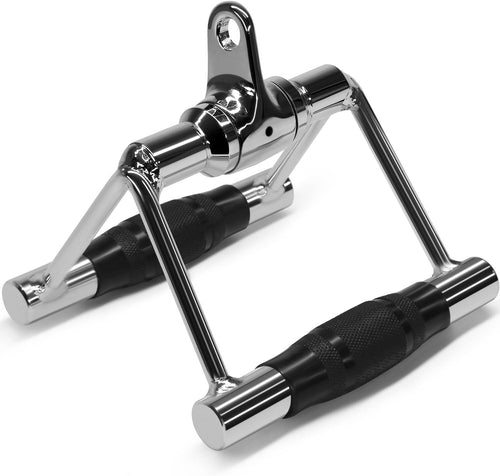 Yes4All Double D Row Handle Cable Attachment, Combo Tricep Pulldown Rope, Cable Machine Accessories for Home Gym