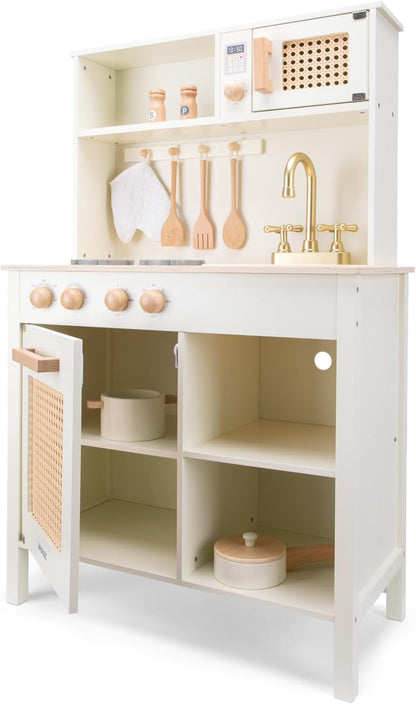 New Classic Toys Wooden Play Kitchen - Rattan