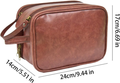 Hygiene Bag for Men - Shaving Bag Men Toiletry Bag | Bathroom Travel Bag, Toiletry Organizer, ReusableTravel Toilet Bags for Shaving Grooming Dopp Kit