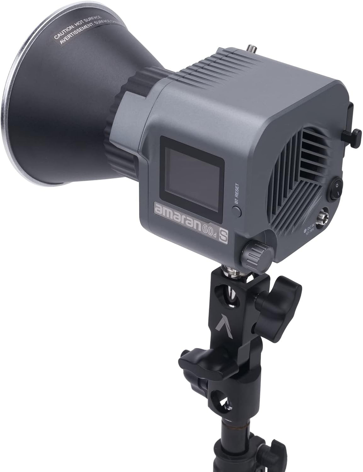 Aputure Amaran COB 60d-S LED Continuous Video Light, 60W Bowens Mount Light, Illumination up to 45000lux @ 1m, APP Control Point-Source Portable Light for Portrait,Studio,Interview and Filming