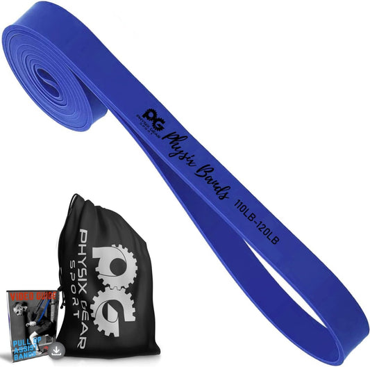 Physix Gear Resistance Bands Pull Up Assist for Strength Training, Premium Pull Up Bands Assist for Workouts, Versatile Resistance Bands Pull Up Excercise Bands - Pull Up Assist Bands for Men