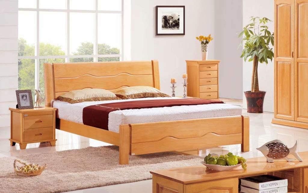 KASUNEN Bed Rail Brackets - Bed Rail Fittings - Heavy Duty Non-Mortise - Set of 4 (Screws Included)