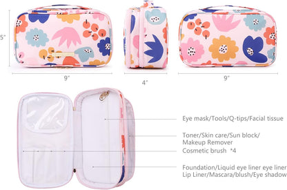 Cosmetic Makeup Beauty Bag Organiser for toiletries Accessories Brushes and Skincare Products from Paton Travel Australia