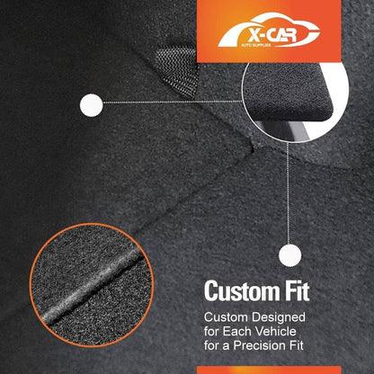 X-CAR Rear Trunk Storage Box Organizer Left Side Bins for Tesla Model 3 Interior Accessories 2017-2023