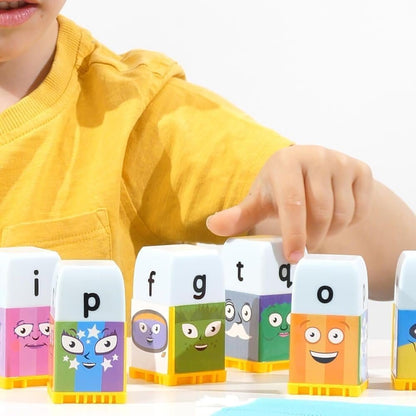 Trends UK Alphablocks Phonics Fun Learning Toy - Multicolor Letter Cubes - 3+ Unisex Electronic Learning Toy