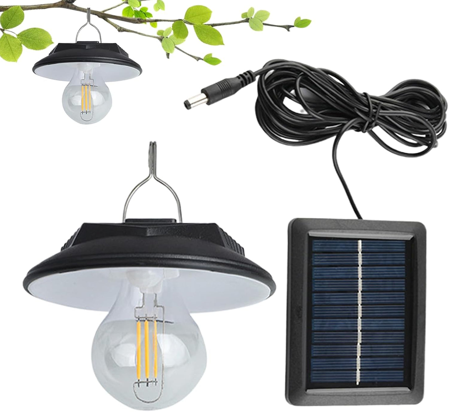 Luce solare, lampada a LED impermeabile, Smart Sensing Fixture, High Brightness Outdoor Lighting, Energy Solution for Walkway, Pool, Driveway, Garage, Chicken Coop, Patio, Recinzione