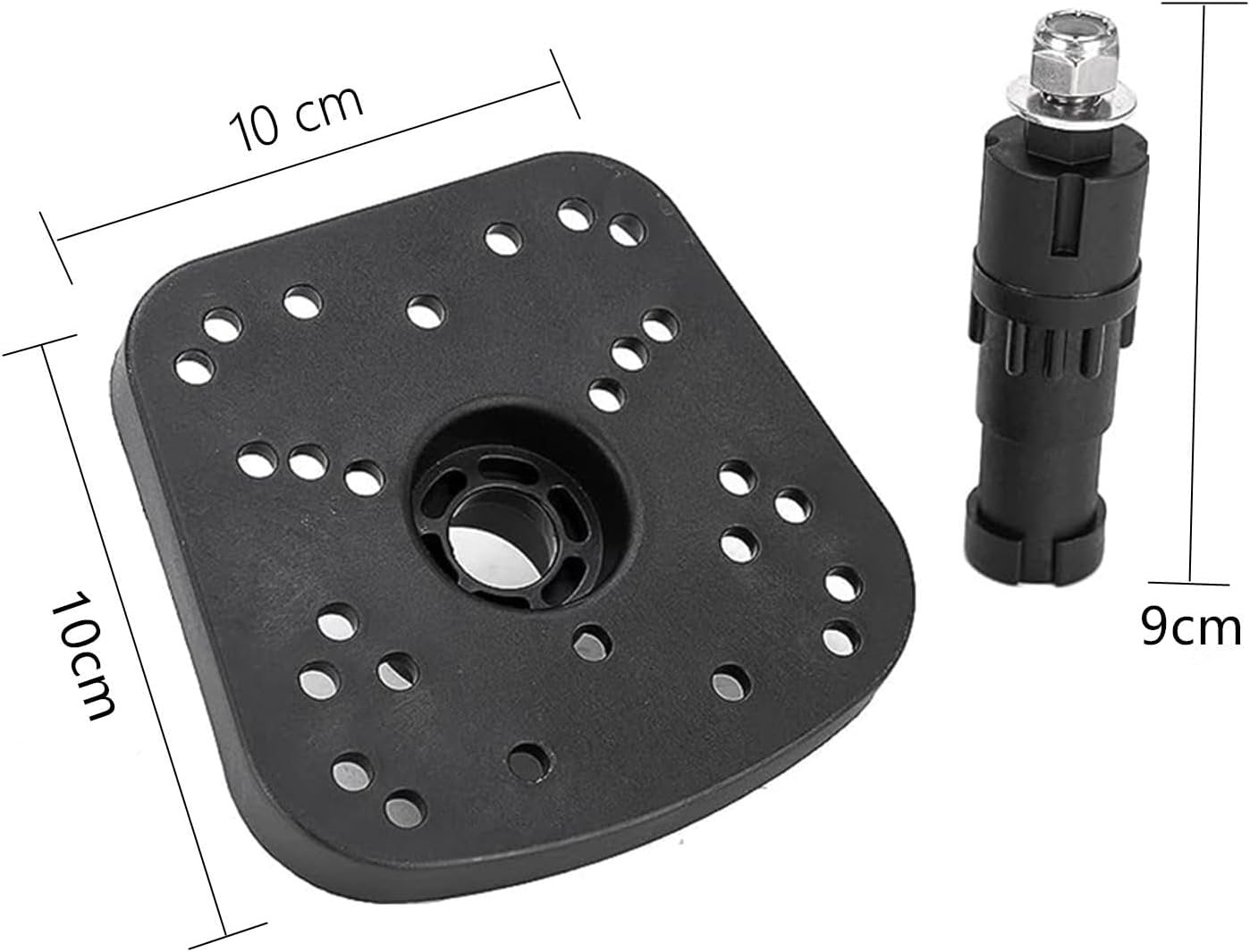 WEZCHUGHAOL Universal Fishfinder Mount, 0368 Boat Fish Finder Electronics Mount for The Fish Finder Mount for 7" - 9" Screens
