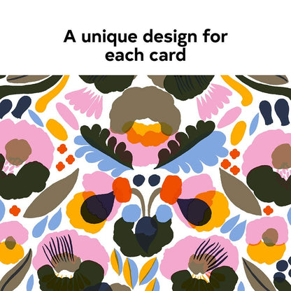 Marimekko Kukka Notecards: (Greeting Cards Featuring Scandinavian Design, Colorful Lifestyle Floral Stationery Collection)