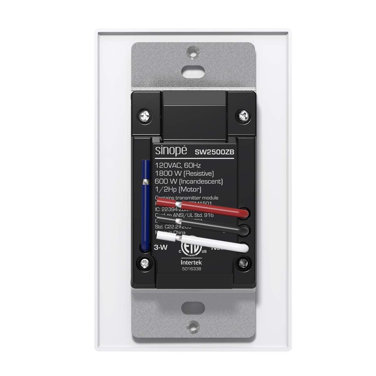 Sinopé Smart Light Switch SW2500ZB (Works with Amazon Alexa) 1800 W - Hub Required