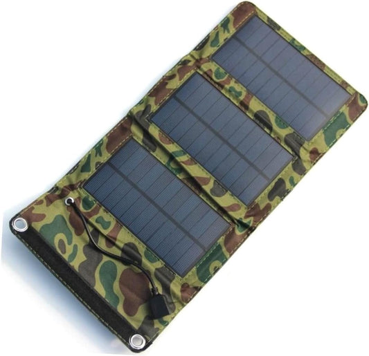 Toddmomy 5w Solar Panel Charger Portable Solar Power Bank for Phone/Tablet/GPS/mp3 Outdoor Camping