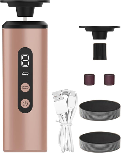 Electric Foot Filer, Callus Remover Pedicure Tool, Rechargeable Foot Scraper with 9 Adjustable Speeds, Personal Care, Ideal for Removing Dead Skin, 5.35x1.61x1.61 inches