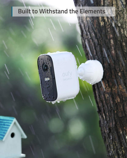 eufy Security eufyCam 2C Pro add on Security Cameras Wireless Outdoor with Solar Panel 3W, Cameras for Home Security, Requires HomeBase 2, 2K Resolution, 180-Day Battery Life, IP67 Weatherproof