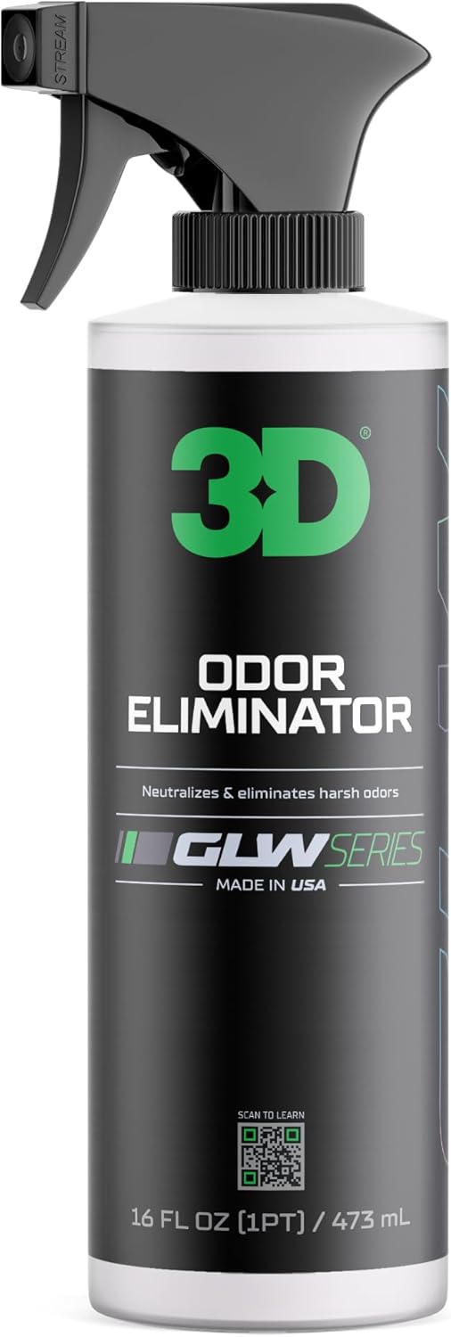 3D GLW Odor Eliminator Spray (16 oz) & Total Release Fogger (Sea Breeze, 5 oz) – Dual Action Air Freshener for Lasting Odor Control