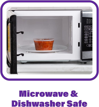 Pantry Value [12 oz. - 48 Count] Food Storage Deli Containers with Lids - Perfect for Storing Soups, Sauces, and Snacks