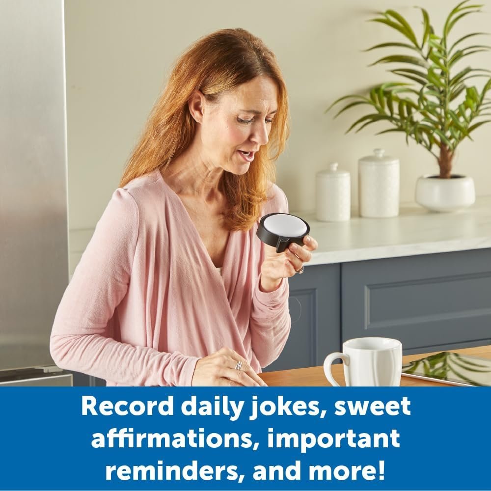 Learning Resources Message Maker Recordable Button, 1 Pieces, Social Emotional Learning Toys, Social Emotional Learning Games