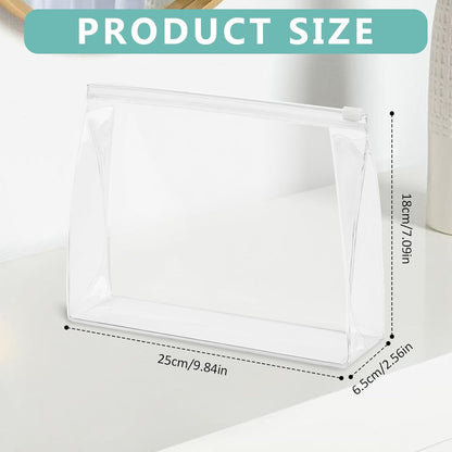 30 Pcs Mini Clear Makeup Bag,Clear Cosmetic Bags with Zipper,Travel Makeup Bag, Small Cosmetic Bag Essential Makeup Accessories for Home and Traveling