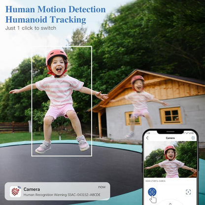 ctronics Dual Lens Security Camera Outdoor with 6X Hybrid Zoom, 360Â° CCTV Camera, 1080P PTZ IP Home Security WiFi Camera, Human Detection, Auto Tracking, Color Night Vision, Siren, 2-Way Audio, IP66