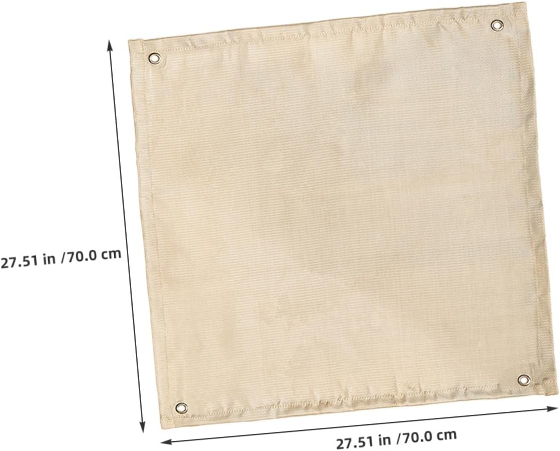 jojofuny Fire Mat Home Emergency Thermal Blankets Plush Tarp Waterproof Sofa Comforter Fire Safety Blanket Prepared Fire Blanket Couch Throw Blanket Electric Blanket Tent Fiberglass Cloth