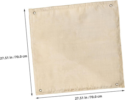 jojofuny Fire Mat Home Emergency Thermal Blankets Plush Tarp Waterproof Sofa Comforter Fire Safety Blanket Prepared Fire Blanket Couch Throw Blanket Electric Blanket Tent Fiberglass Cloth