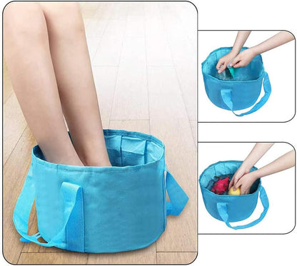 Portable Collapsible Bucket, Outdoor Travel Camping Fishing Folding Water Bucket