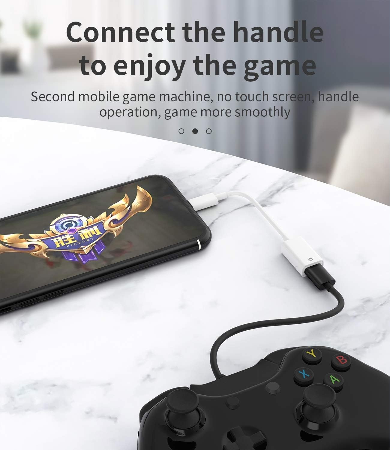 Lightning Male to USB Female Cable iPhone OTG Adapter Dongle Apple Ipad Air Camera Card Reader U Disk Flash Drive Mouse Keyboard Piano MIDI Converter for 14 13 12 11 Pro Max Mini XR X XS SE 8 7 Plus