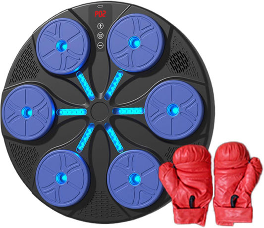 Music Boxing Machine, Smart Boxing Exercise Equipment, Punching Training Device for Home, Studio and Gym Use, Interactive Indoor Workout Gear for Fitness and Fun
