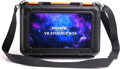 Meta Quest 3S Bag, Travel Case, Shockproof EVA Hard Shell Case, Anti-Scratch Organizer Divider Box Compatible with VR Accessories