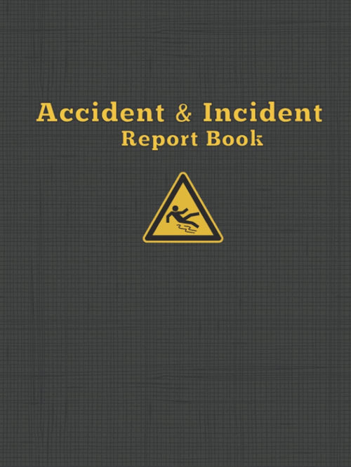 Accident & Incident Report Book: Reporting Log Book to Record and Track Accidents and Incidents for Workplace Health & Safety - Large A4 Professional Series Hardback